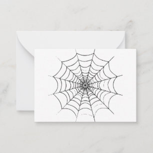 Carte De Correspondance Une simple toile d'araignée