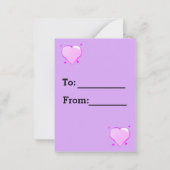 Carte De Correspondance Unicorn Valentine (Dos)