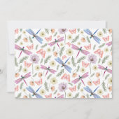 Carte De Correspondance Unique Dragonflies & Butterflies Note Card (Devant)
