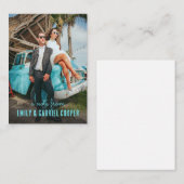 Carte De Correspondance Unique Fun Kitschy Couple Photo (Devant / Derrière)