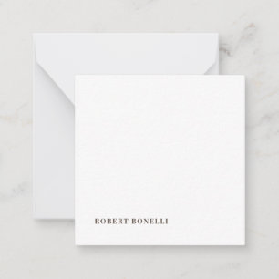 Carte De Correspondance Unique Moderne Simple Votre Nom Minimaliste