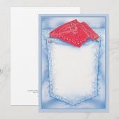 Carte De Correspondance Urban Cowboy © (Devant / Derrière)
