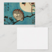 Carte De Correspondance Utagawa Hiroshige (Devant / Derrière)