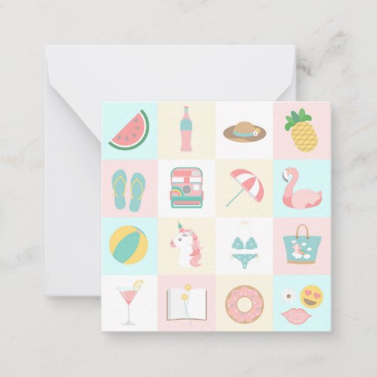 Carte De Correspondance Vacances (Devant)