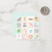 Carte De Correspondance Vacances (Devant/Arrière en situation)