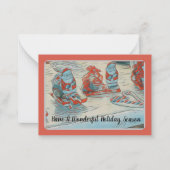 Carte De Correspondance Vacances de Noël (Devant)