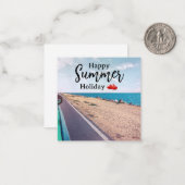 Carte De Correspondance Vacances d'été joyeuses modifiables (Devant/Arrière en situation)