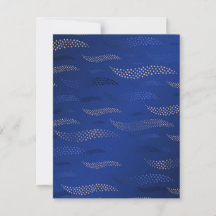 Carte De Correspondance Vagues Tigre (motif stylisé) 2