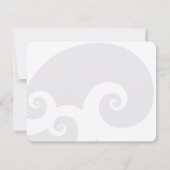 Carte De Correspondance Vagues tropicales Hibiscus jaune Destination Maria (Dos)