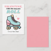 Carte De Correspondance Valentin, j'aime la façon dont tu roules (Devant / Derrière)