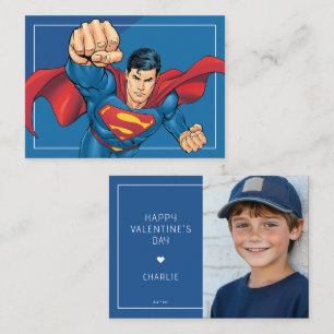 Carte De Correspondance Valentine personnalisée de Superman dans le style