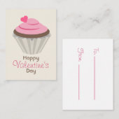 Carte De Correspondance Valentine's Day Cards (Devant / Derrière)