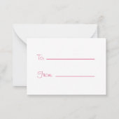 Carte De Correspondance Valentine's Day Cards (Dos)
