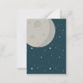 Carte De Correspondance Valentines de la classe Rocket Space (Dos)