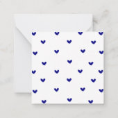 Carte De Correspondance Valentines simples et modernes (Dos)