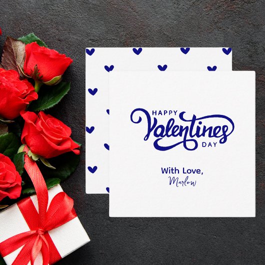 Carte De Correspondance Valentines simples et modernes