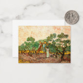 Carte De Correspondance Van Gogh - Femmes cueillette d'olives (Devant/Arrière en situation)