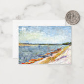 Carte De Correspondance Van Gogh - Paysage fluvial (Devant/Arrière en situation)