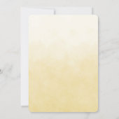 Carte De Correspondance Vase of Yellow Roses Note Card (Dos)