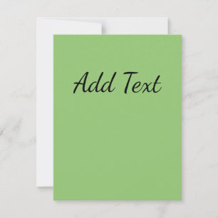 Carte De Correspondance Vert pastel