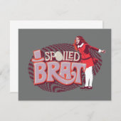 Carte De Correspondance Veruca Salt - Spoiled Brat (Devant / Derrière)