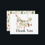 Carte De Correspondance Vêtements pour bébés Lave-linge Baby shower Merci<br><div class="desc">Cette carte de remerciement pour baby shower de Noël sans sexe boho comporte des vêtements pour bébé/laverie comme un romper,  une chaussette,  un chapeau de Père Noël et une paire de gants. Personnalisez-le selon vos besoins. Vous pouvez trouver des produits correspondants dans mon magasin.</div>
