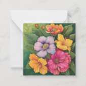 Carte De Correspondance Vibrance de la fleur tropicale (Devant)