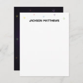 Carte De Correspondance Video Game Boy's (Devant / Derrière)