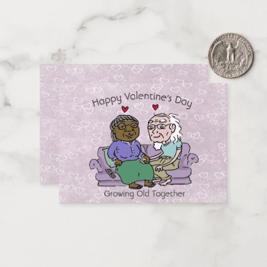 Carte De Correspondance Vieillir ensemble (Devant/Arrière en situation)