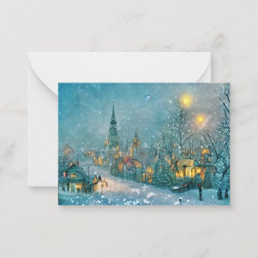 Carte De Correspondance Vieux Noël mini Noël (Devant)