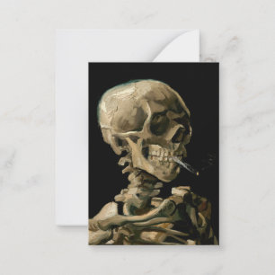 Carte De Correspondance Vincent van Gogh - Crâne fumant une cigarette