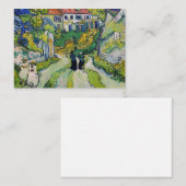 Carte De Correspondance Vincent van Gogh - Escalier à Auvers (Devant / Derrière)