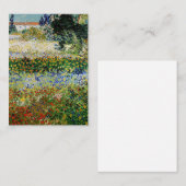 Carte De Correspondance Vincent van Gogh - Flower Garden (Devant / Derrière)