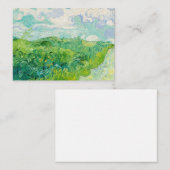 Carte De Correspondance Vincent van Gogh - Green Wheat Field, Auvers (Devant / Derrière)