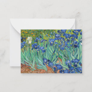Carte De Correspondance Vincent Van Gogh - Irises