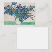 Carte De Correspondance Vincent van Gogh - Irises (Devant / Derrière)