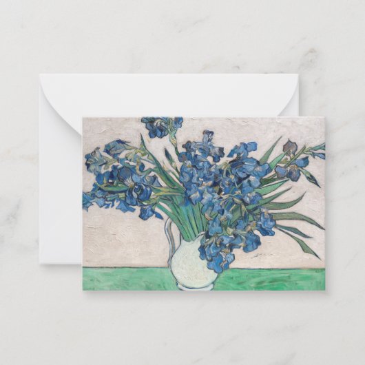 Carte De Correspondance Vincent van Gogh - Irises (Devant)