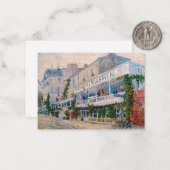Carte De Correspondance Vincent van Gogh - Le Restaurant de la Sirene (Devant/Arrière en situation)