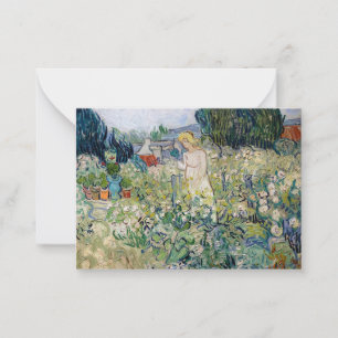 Carte De Correspondance Vincent van Gogh - Mademoiselle Gachet dans son ja