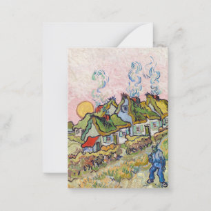 Carte De Correspondance Vincent van Gogh - Maisons et Personnage
