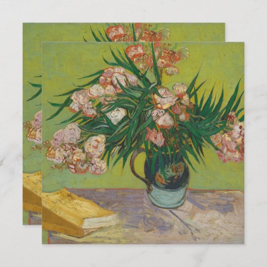 Carte De Correspondance Vincent Van Gogh Oleander (Devant / Derrière)