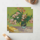 Carte De Correspondance Vincent Van Gogh Oleander (Devant/Arrière en situation)