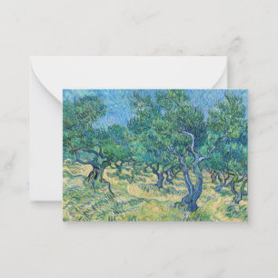 Carte De Correspondance Vincent van Gogh - Olive Grove