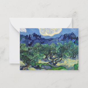 Carte De Correspondance Vincent van Gogh - Oliviers aux Alpilles