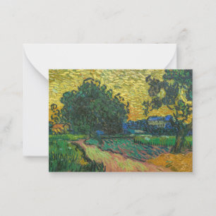 Carte De Correspondance Vincent van Gogh - Paysage à Twilight