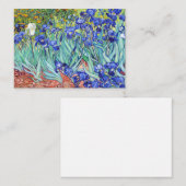 Carte De Correspondance Vincent Van Gogh peignant les Iris (Devant / Derrière)