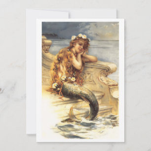 Carte De Correspondance Vintage Little Mermaid
