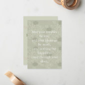 Carte De Correspondance Vœux de la Saint-Patrick (Devant/Arrière en situation)