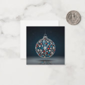 CARTE DE CORRESPONDANCE VOEUX DE NOËL (Devant/Arrière en situation)