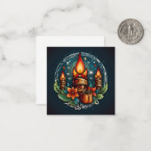 CARTE DE CORRESPONDANCE VOEUX DE NOËL (Devant/Arrière en situation)